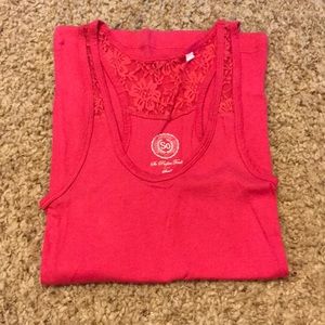 pink SO tank top